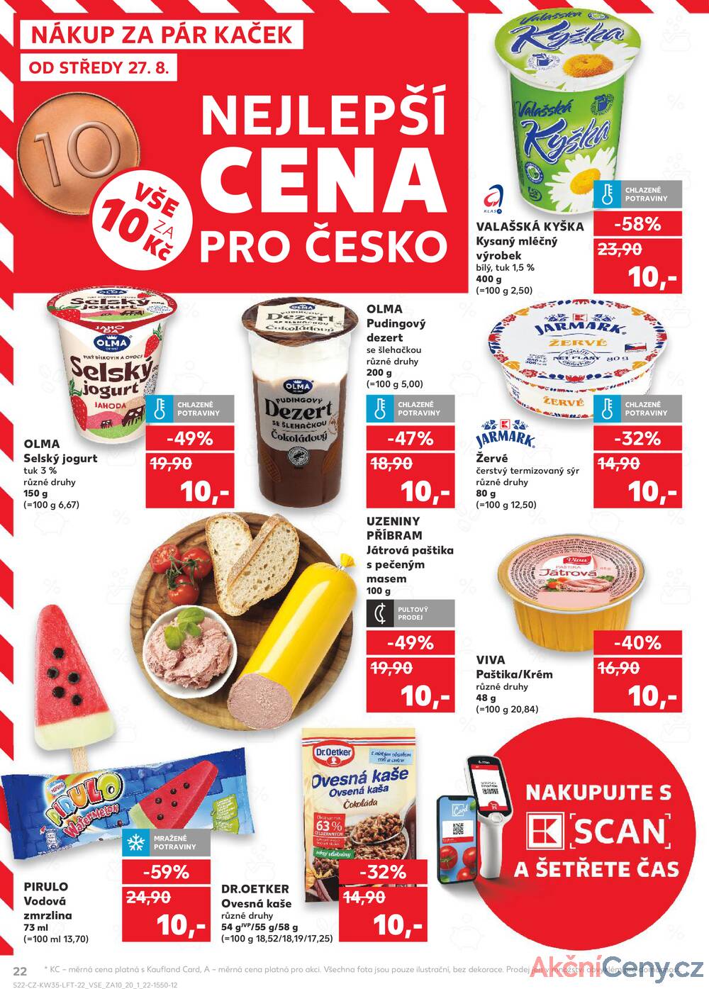 Leták Kaufland - Kaufland 27.8. - 2.9. - Kaufland - Vyškov - strana 22