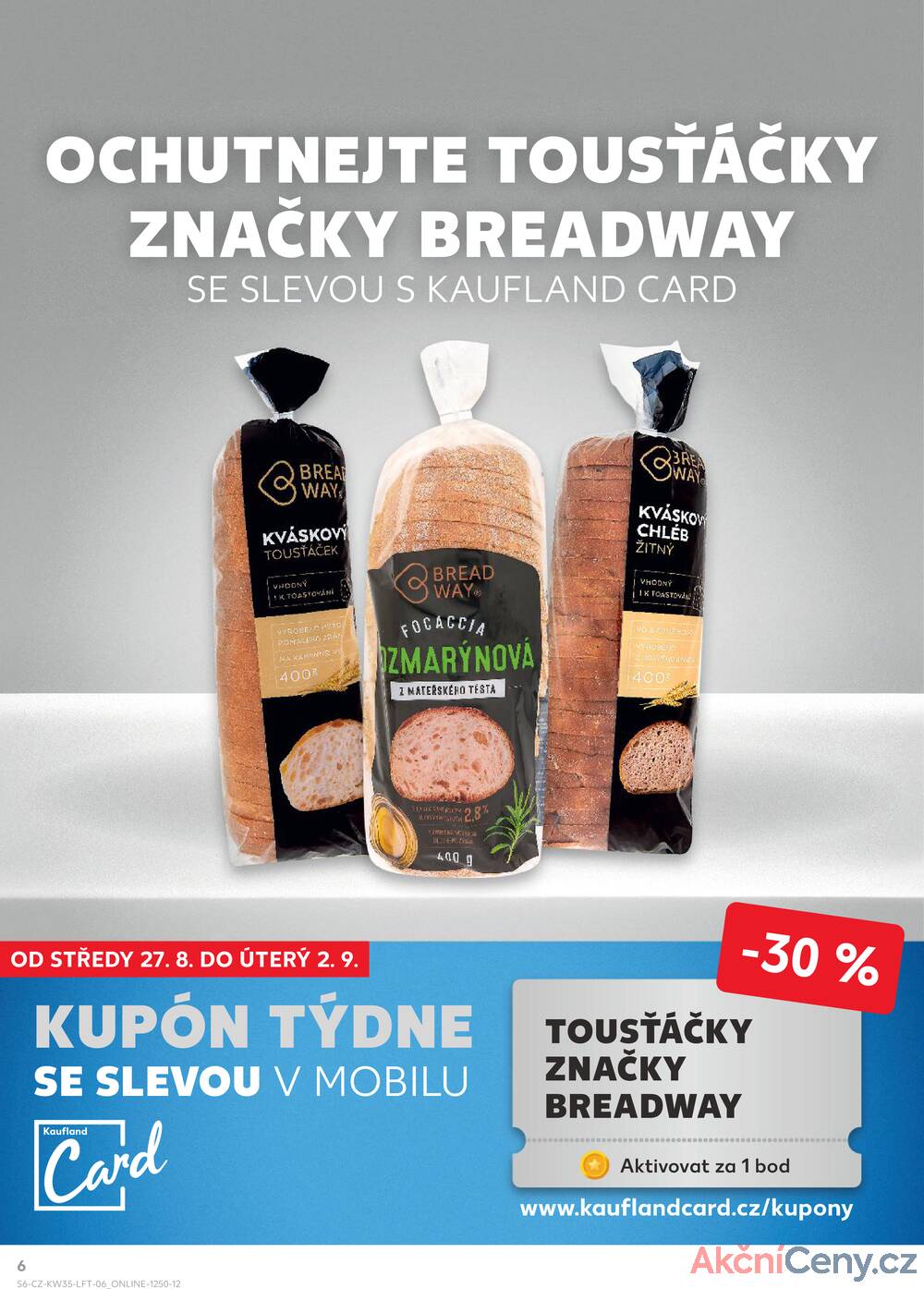 Leták Kaufland - Kaufland 27.8. - 2.9. - Kaufland Praha-Barrandov - strana 6