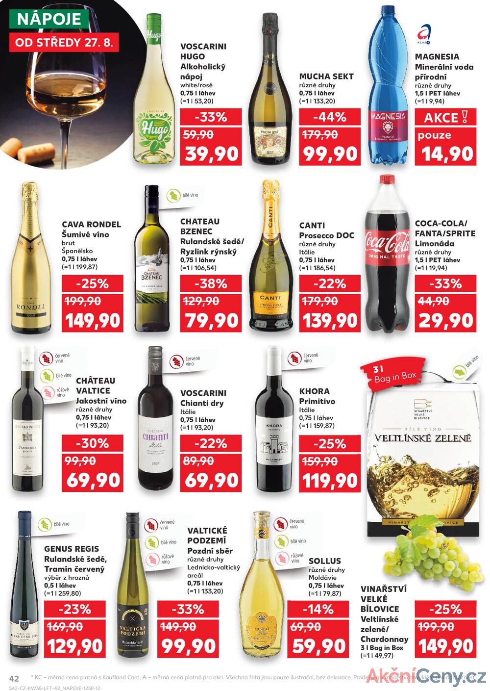 Leták Kaufland - Kaufland 27.8. - 2.9. - Kaufland - Kolín - strana 42