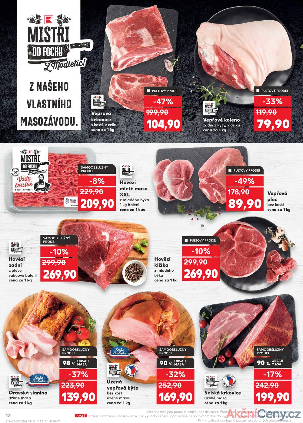 Leták Kaufland - Kaufland 27.8. - 2.9. - Kaufland - Znojmo (Jarošova) - strana 12
