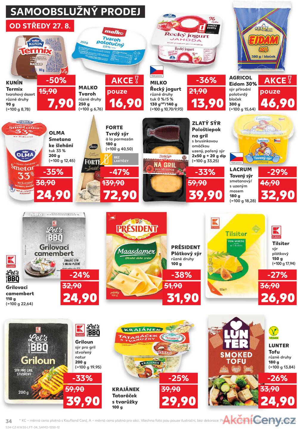 Leták Kaufland - Kaufland 27.8. - 2.9. - Kaufland - Kyjov - strana 34