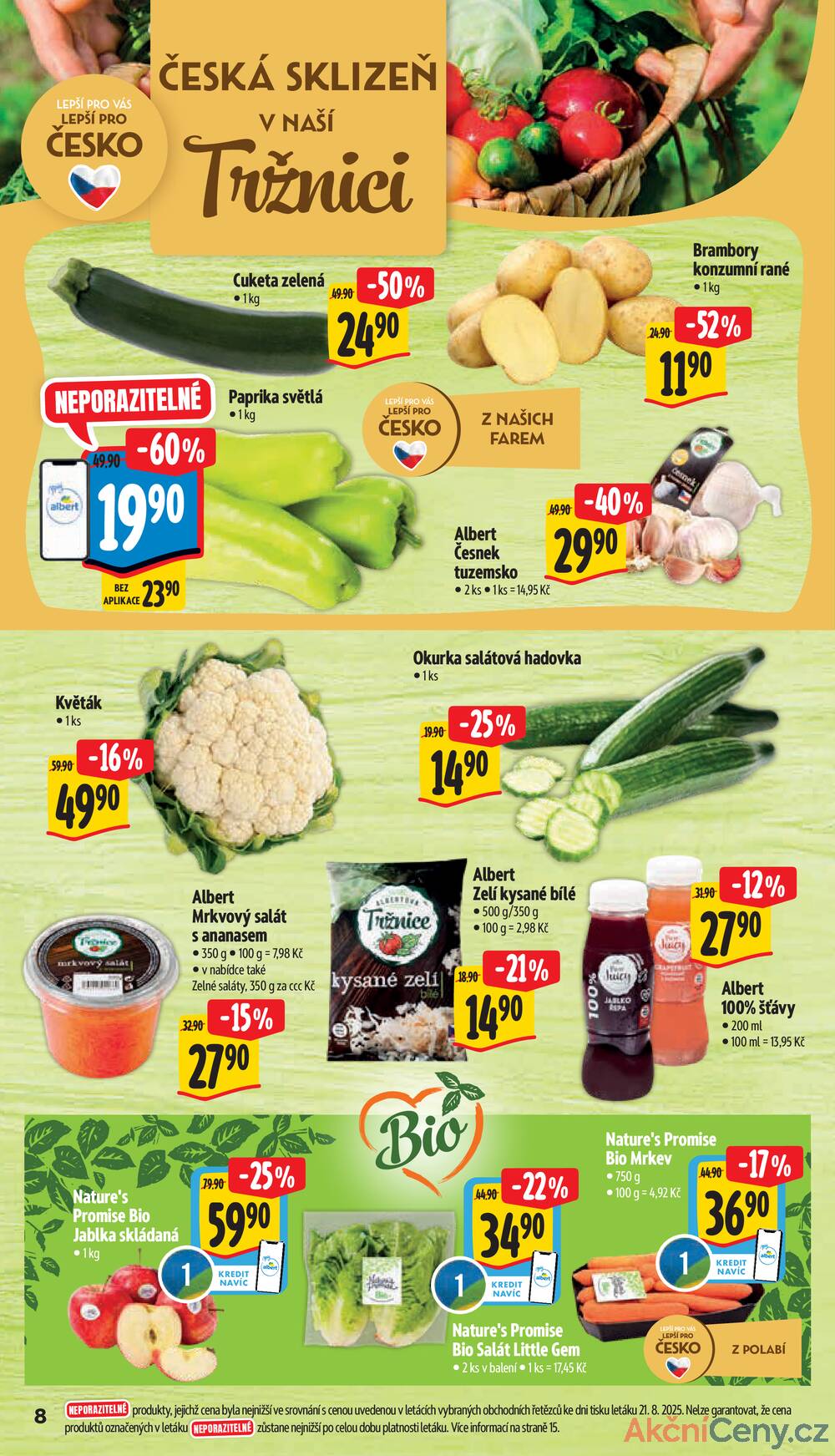 Leták Albert - Albert Supermarket od 27.8. do 2.9.2025 - strana 9 Leták Albert - Albert Supermarket od 27.8. do 2.9.2025 - strana 9