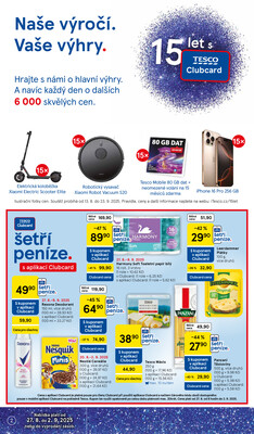 Tesco malé hypermarkety od 27.8. do 2.9.2025