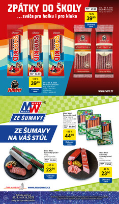 Tesco malé hypermarkety od 27.8. do 2.9.2025
