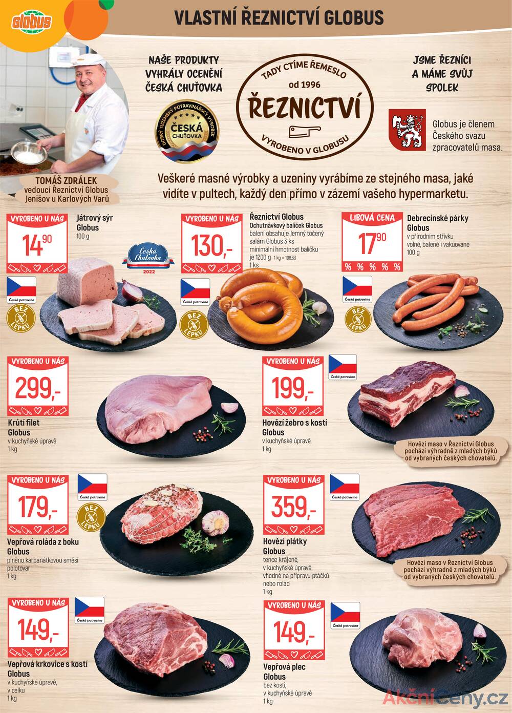 Leták Globus - Akční leták Globus 27.8. - 2.9.2025 - Globus Jenišov u Karlových Varů - strana 5