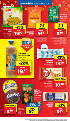 Lidl od 25.8. do 27.8.2025