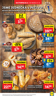 Lidl Čtvrtek od 28.8. do 31.8.2025