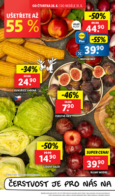 Lidl Čtvrtek od 28.8. do 31.8.2025
