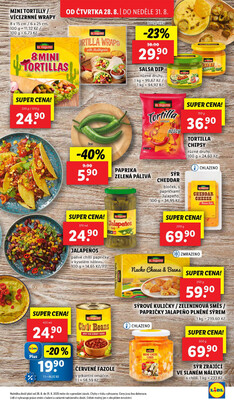 Lidl Čtvrtek od 28.8. do 31.8.2025