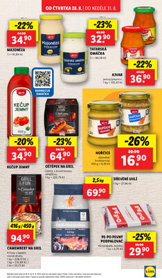 Lidl Čtvrtek od 28.8. do 31.8.2025