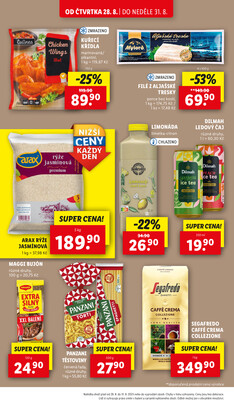 Lidl Čtvrtek od 28.8. do 31.8.2025