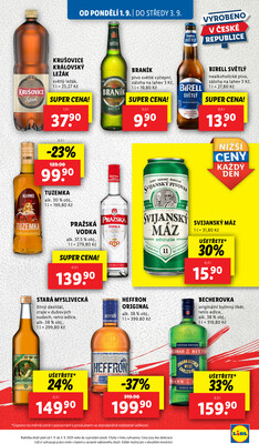 Lidl od 1.9. do 3.9.2025