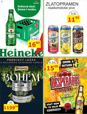 BENE Nápoje od 1.9. do 30.9.2025