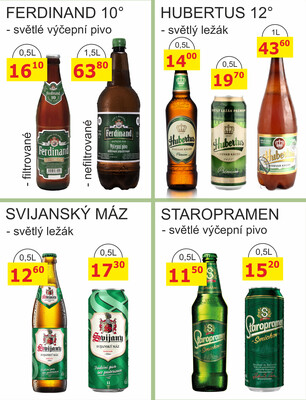 BENE Nápoje od 1.9. do 30.9.2025