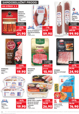 Kaufland 3.9. - 9.9. - Kaufland - Praha - Horní Měcholupy