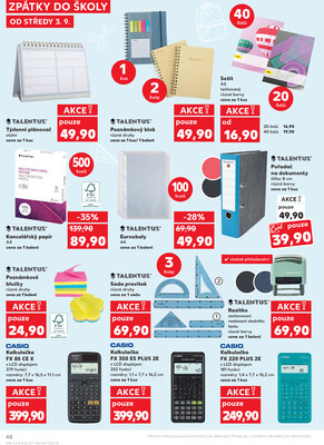 Kaufland 3.9. - 9.9. - Kaufland - Praha - Horní Měcholupy