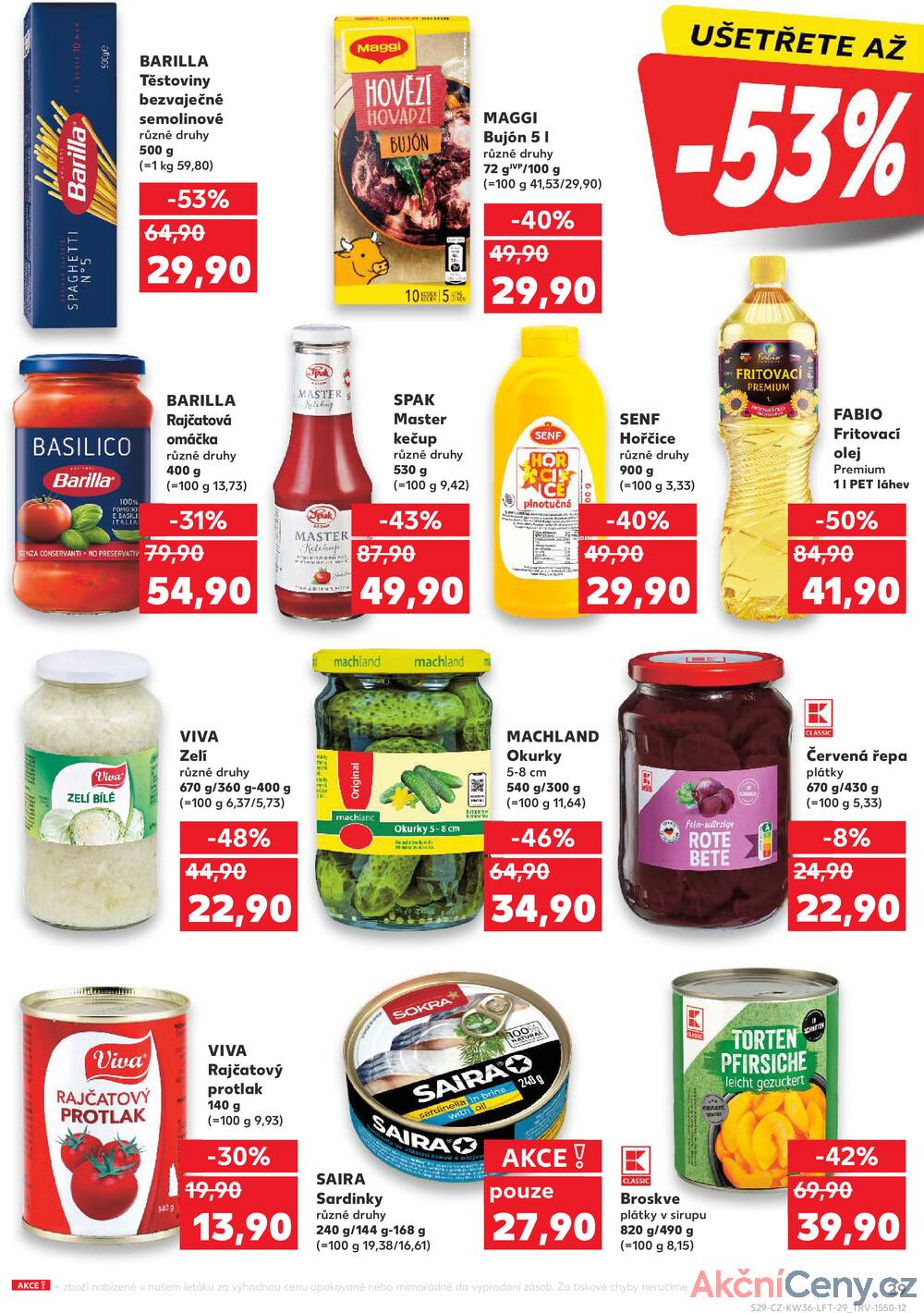 Leták Kaufland - Kaufland 3.9. - 9.9. - Kaufland - Slaný - strana 29