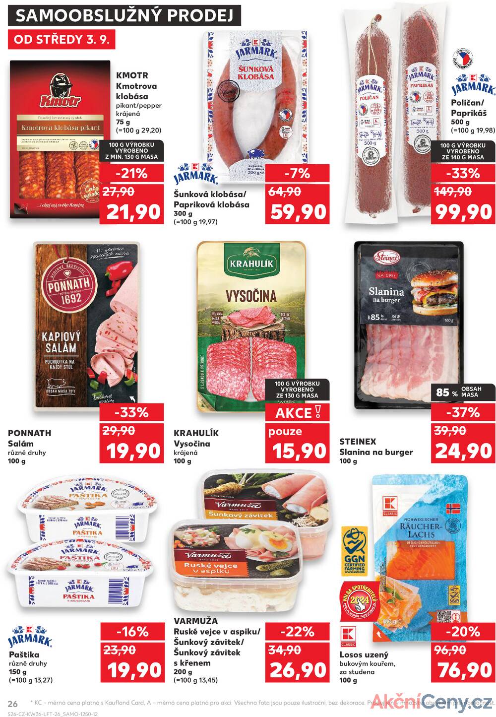 Leták Kaufland - Kaufland 3.9. - 9.9. - Kaufland - Zábřeh na Moravě - strana 26