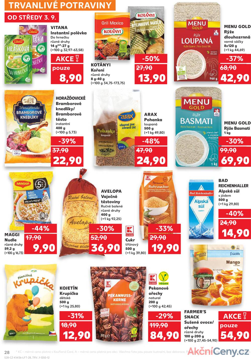 Leták Kaufland - Kaufland 3.9. - 9.9. - Kaufland - Zábřeh na Moravě - strana 28