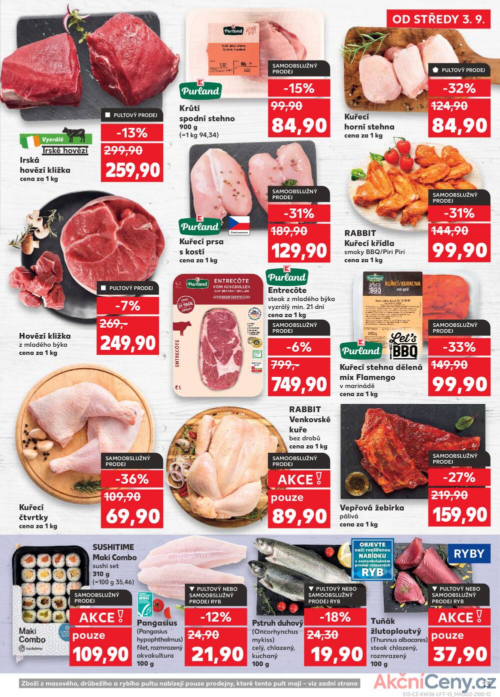 Leták Kaufland - Kaufland 3.9. - 9.9. - Kaufland - Olomouc - Štursova - strana 13