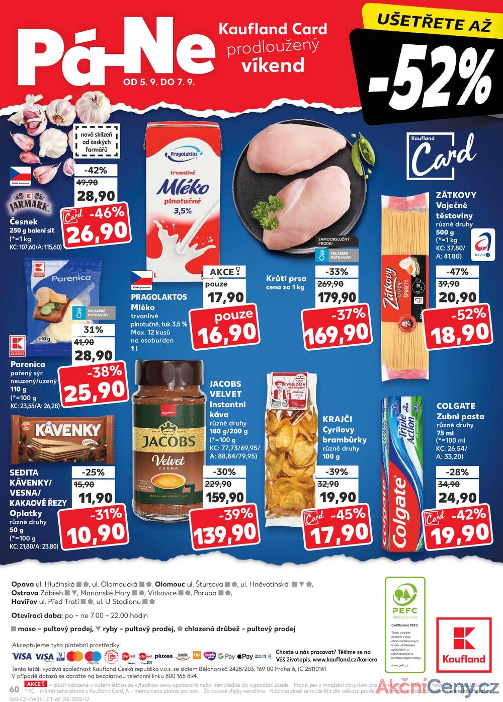 Leták Kaufland - Kaufland 3.9. - 9.9. - Kaufland - Olomouc - Štursova - strana 60