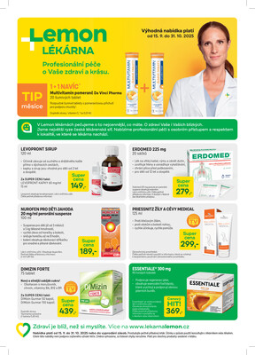 Lékárna LEMON : 1 leták
