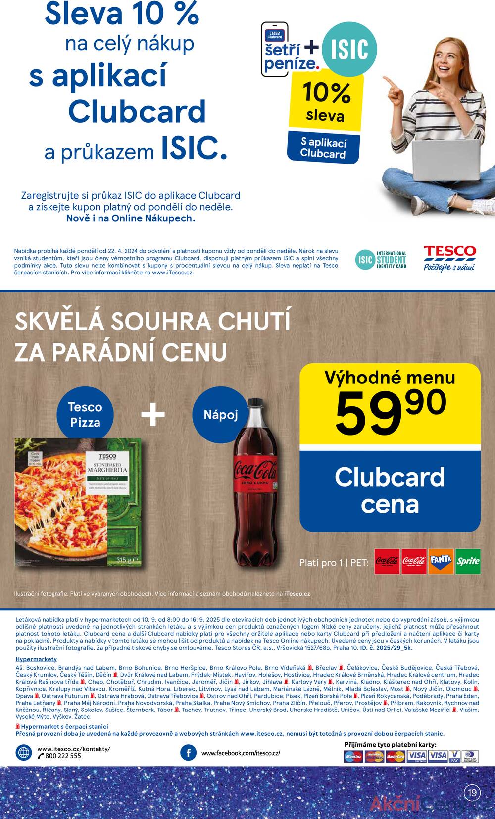 Leták Tesco - Tesco malé hypermarkety od 10.9. do 16.9.2025 - strana 19