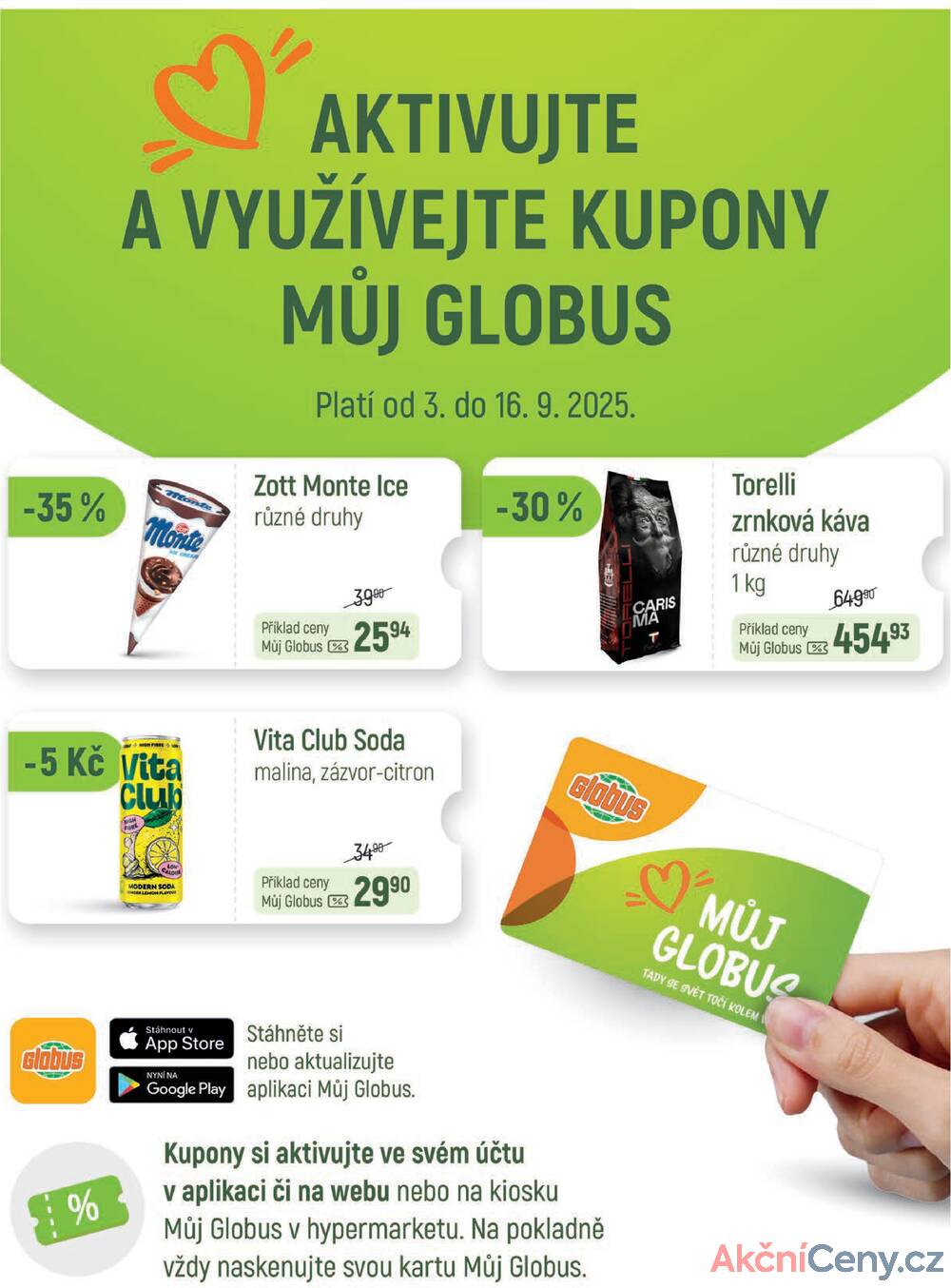 Leták Globus - Akční leták Globus 10.9. - 16.9.2025 - Globus Praha - Centrum Černý Most - strana 29