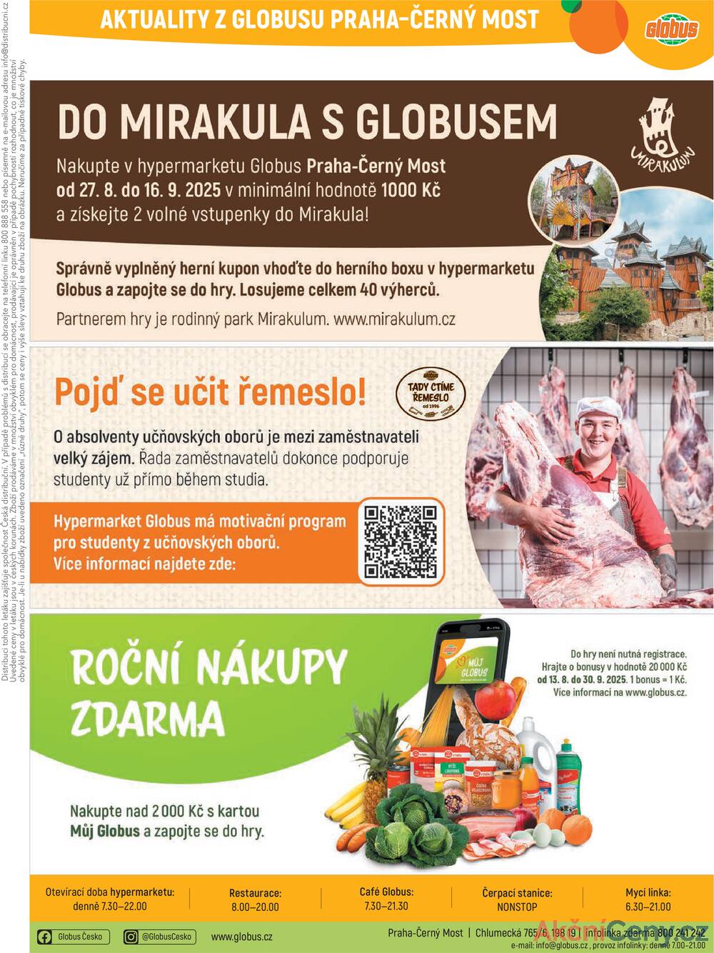 Leták Globus - Akční leták Globus 10.9. - 16.9.2025 - Globus Praha - Centrum Černý Most - strana 30