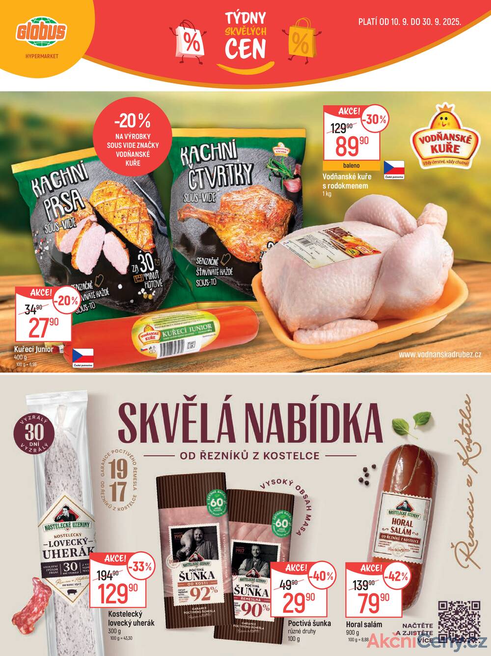 Leták Globus - Akční leták Globus 10.9. - 30.9.2025 - Globus Opava - strana 6