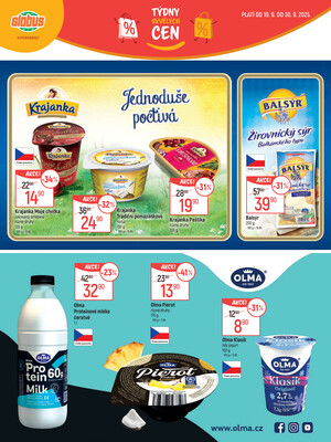 Akční leták Globus 10.9. - 30.9.2025 - Globus Brno Ivanovice