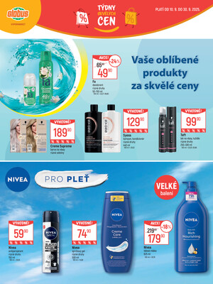 Akční leták Globus 10.9. - 30.9.2025 - Globus Brno Ivanovice