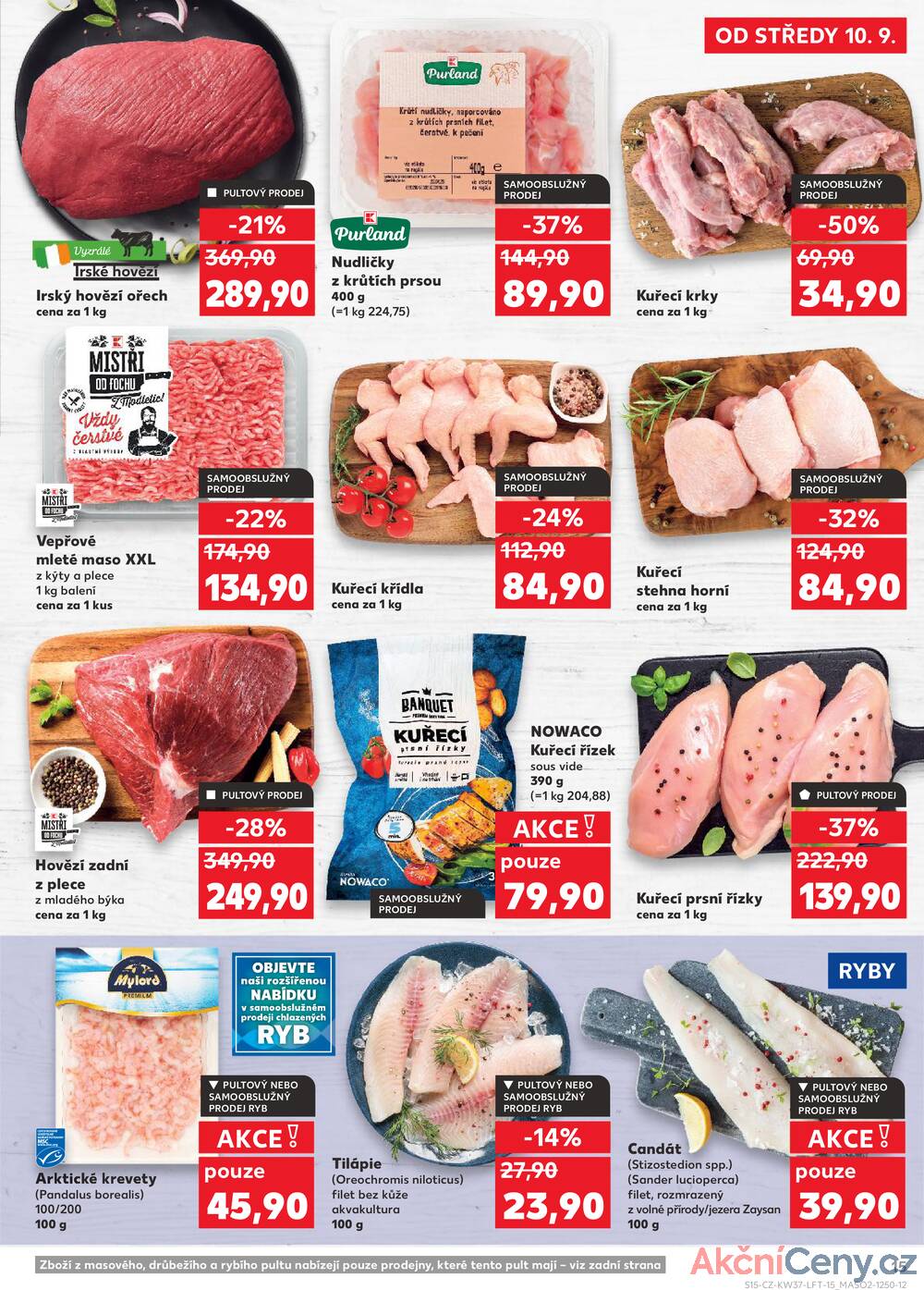 Leták Kaufland - Kaufland 10.9. - 16.9. - Kaufland - Cheb - strana 15