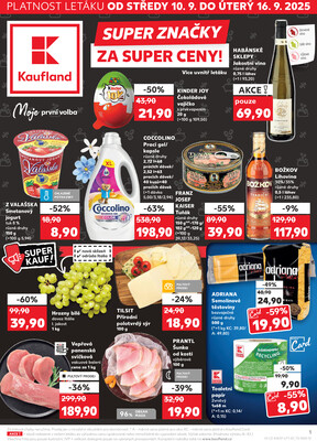 Leták Kaufland 10.9. - 16.9. - Kaufland - Vsetín