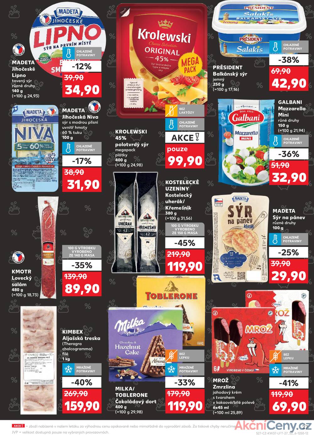 Leták Kaufland - Kaufland 10.9. - 16.9. - Kaufland - Praha - Hloubětín - strana 27