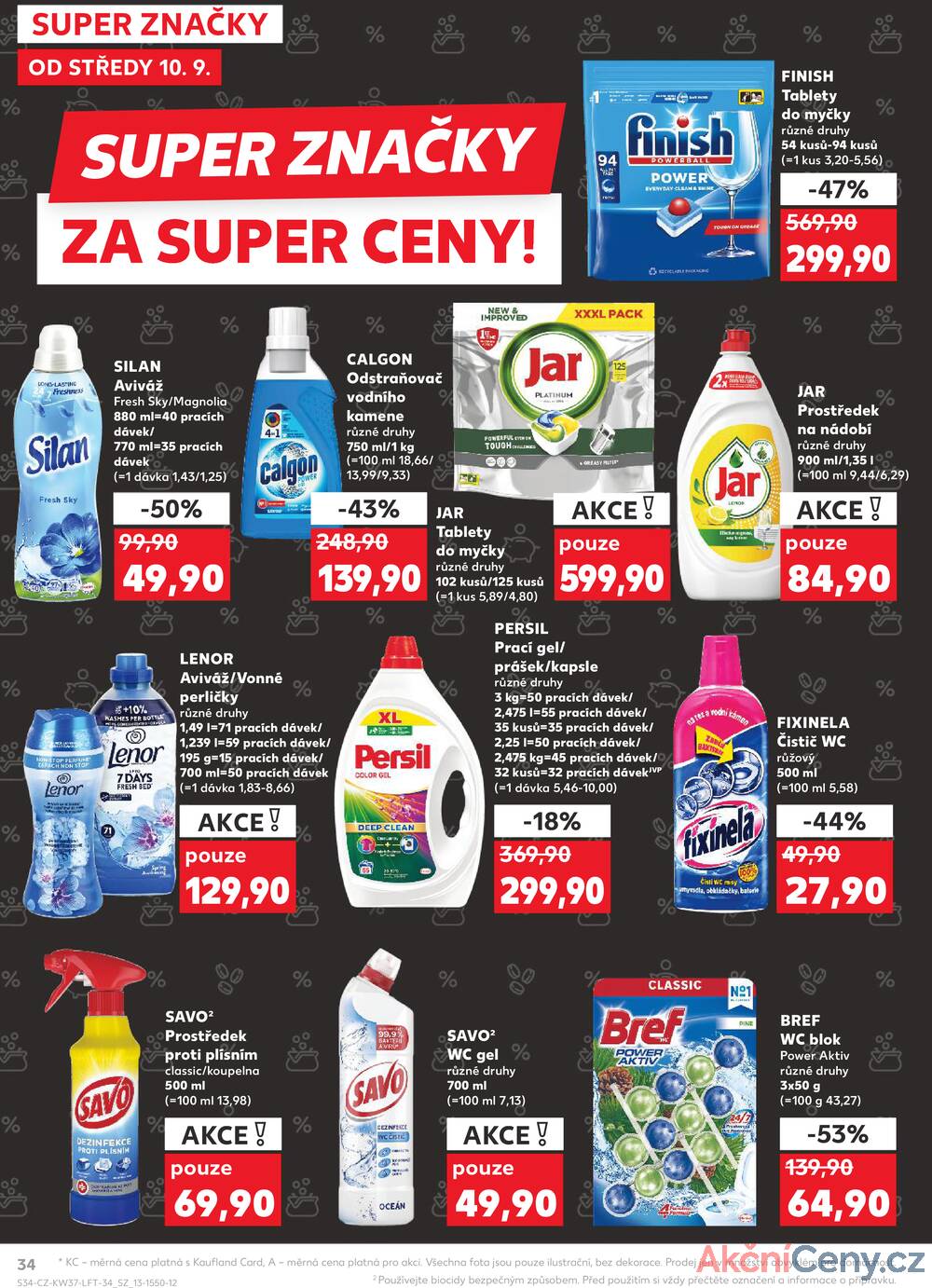 Leták Kaufland - Kaufland 10.9. - 16.9. - Kaufland - Praha - Hloubětín - strana 34