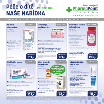 Leták PharmaPoint 
		  platný do 12.10.2025 - strana 3