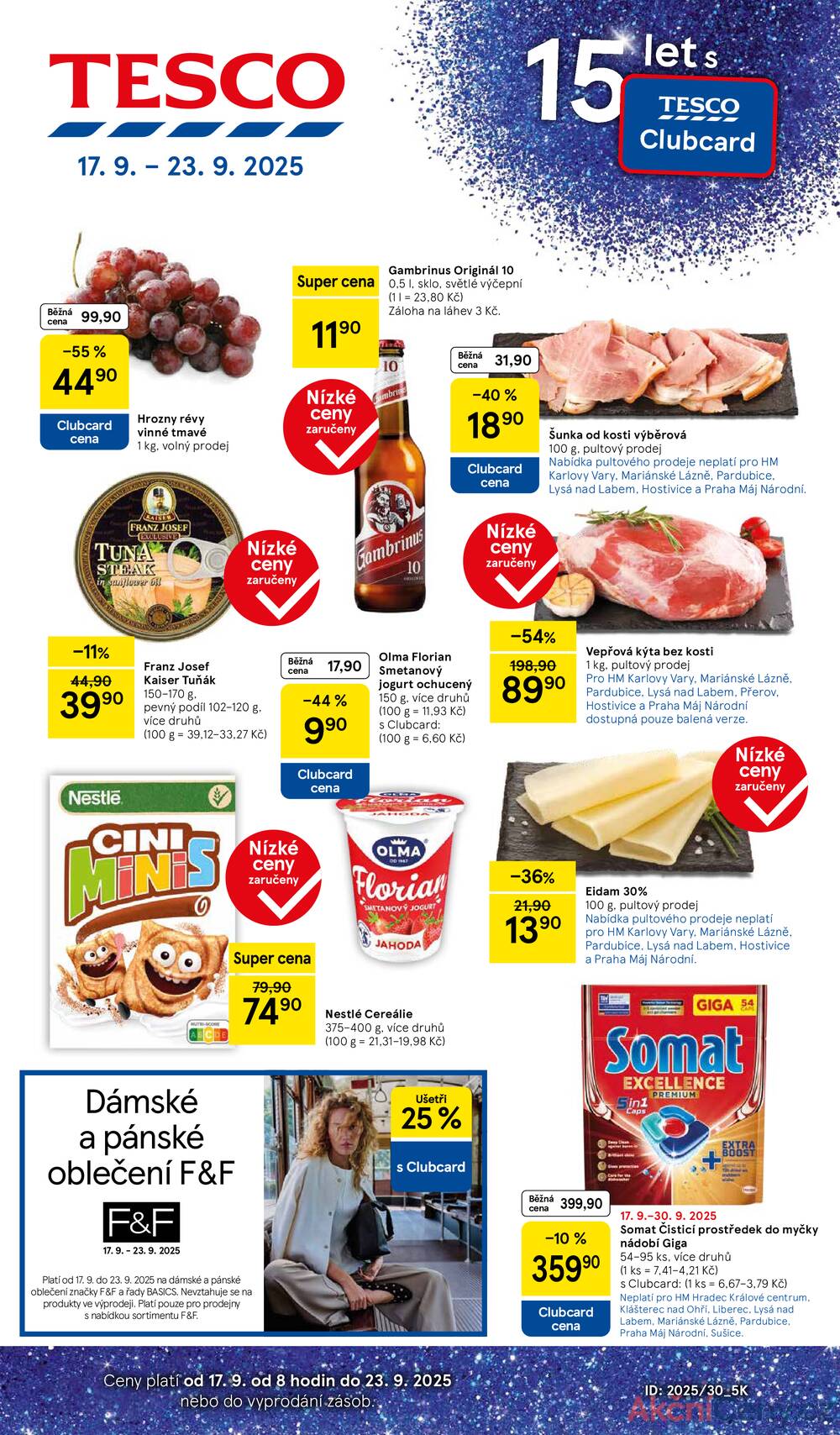 Leták Tesco - Tesco malé hypermarkety od 17.9. do 23.9.2025 - strana 1