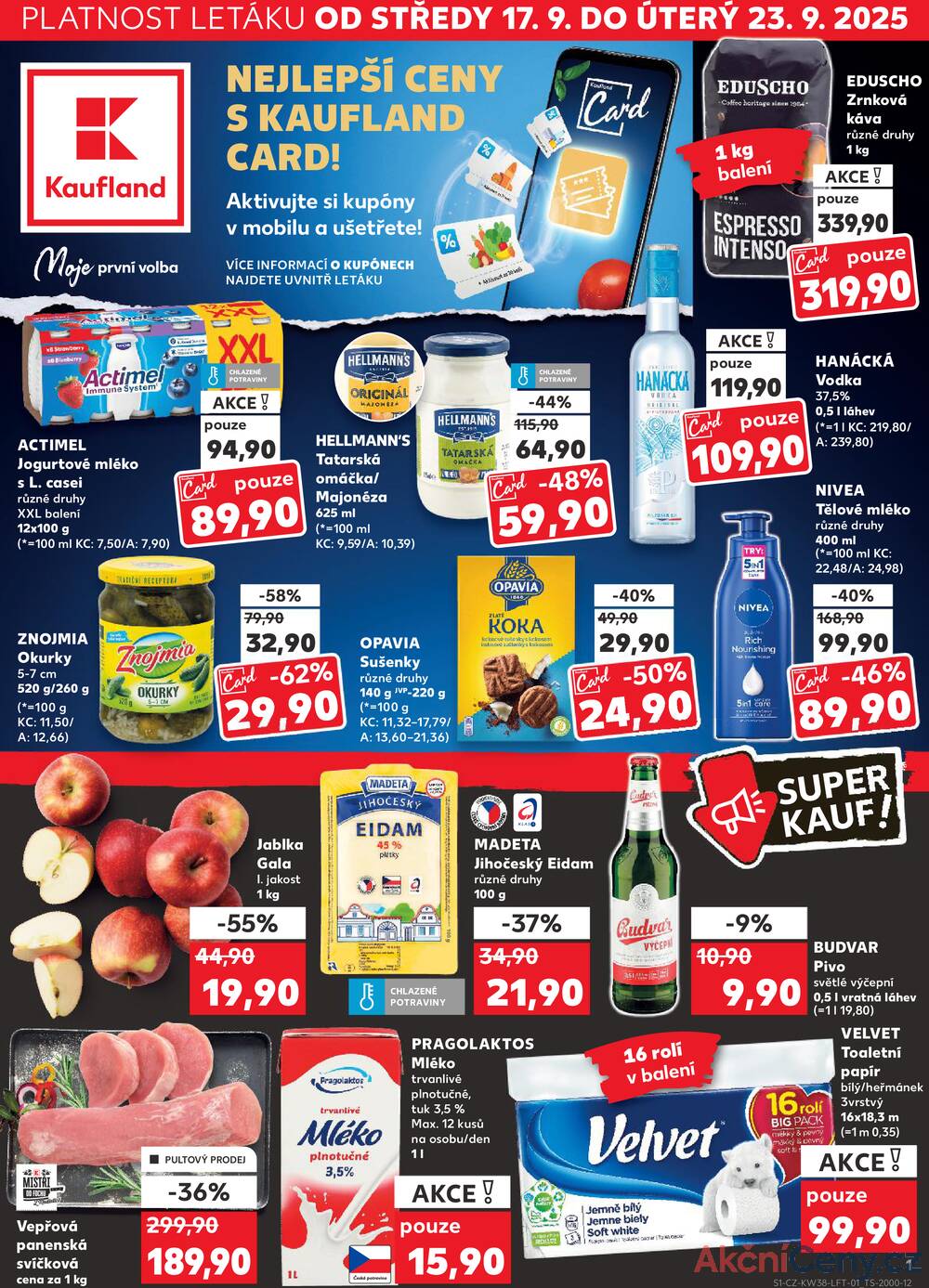 Leták Kaufland - Kaufland 17.9. - 23.9. - Kaufland - Hranice na Moravě - strana 1