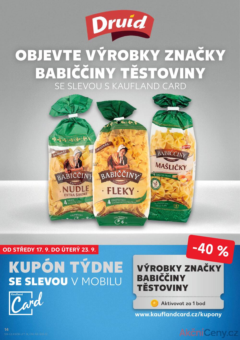 Leták Kaufland - Kaufland 17.9. - 23.9. - Kaufland - Uherský Brod - strana 14