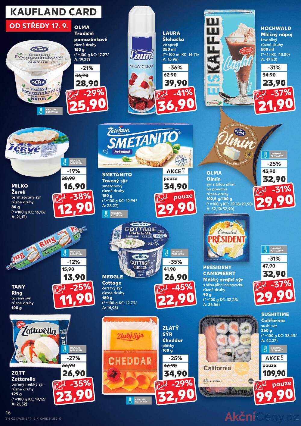 Leták Kaufland - Kaufland 17.9. - 23.9. - Kaufland - Cheb - strana 16