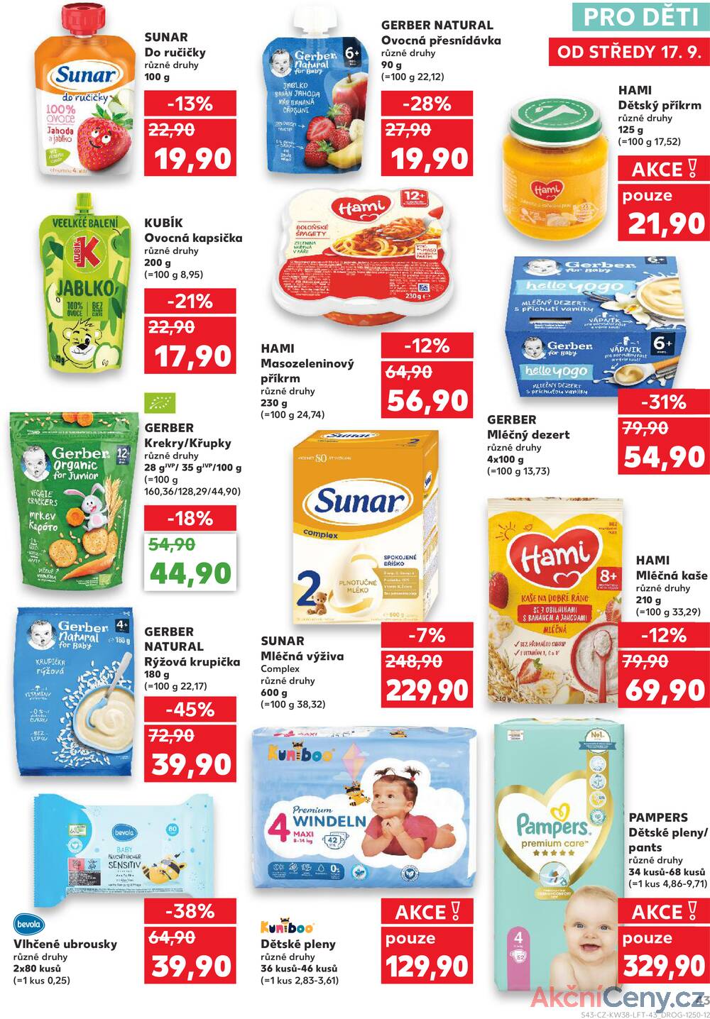 Leták Kaufland - Kaufland 17.9. - 23.9. - Kaufland - Rakovník (ul. Luženská) - strana 43