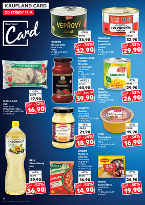 Kaufland 17.9. - 23.9. - Kaufland - Znojmo (Dukelských bojovníků)