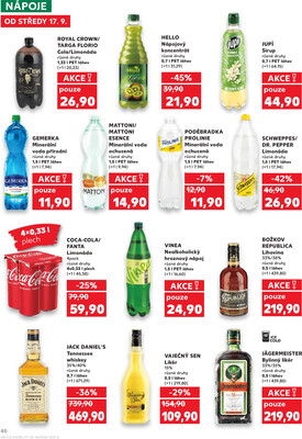Kaufland 17.9. - 23.9. - Kaufland - Znojmo (Dukelských bojovníků)