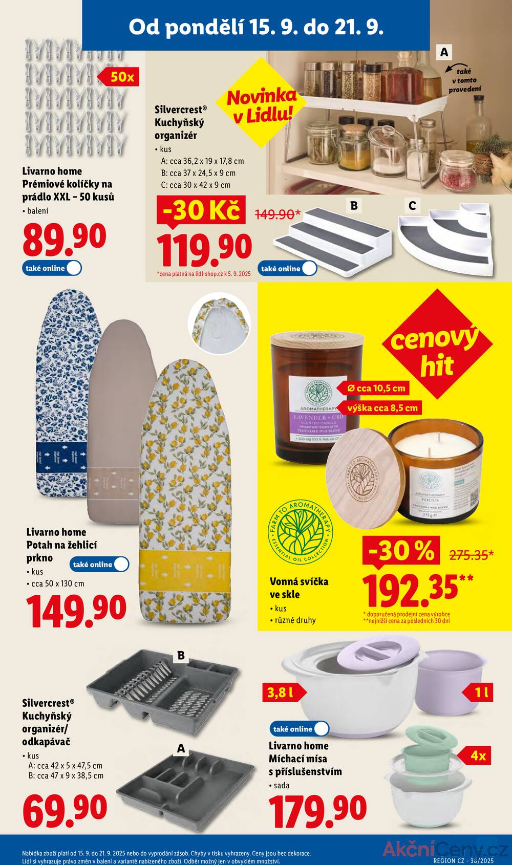 Leták Lidl - Lidl Spotřební zboží 15.9. - 21.9. - strana 9