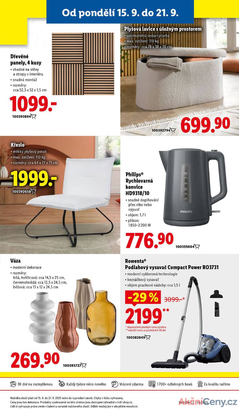Leták Lidl - Lidl Spotřební zboží 15.9. - 21.9. - strana 15