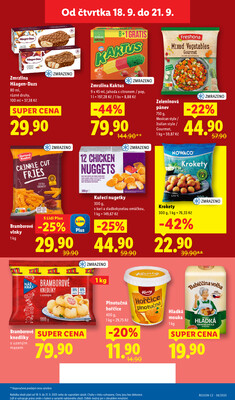 Lidl Čtvrtek od 18.9. do 21.9.2025