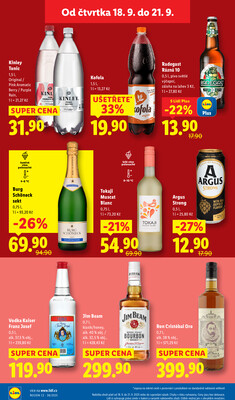 Lidl Čtvrtek od 18.9. do 21.9.2025