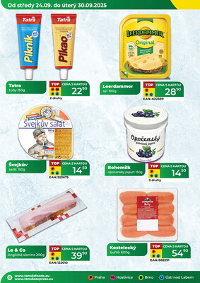 Tamda Foods od 24.9. do 30.9.2025
