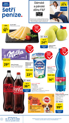 Tesco malé hypermarkety od 24.9. do 30.9.2025